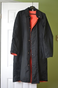 One Male Reversible Rain Coat.