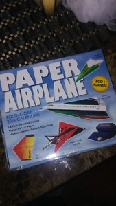 Paper air planes. Brand new got for a gift
