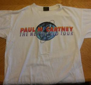 Paul McCartney New World Tour t-shirts