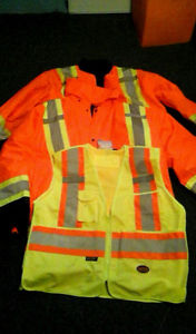 Pioneer 2 in 1 High Vis Safety Parka/Jacket and High Vis