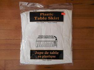 Plastic Table Skirts
