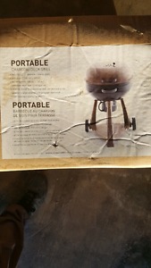 Portable charcoal bbq brand new