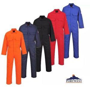 Portwest BizWeld Flame Resistant Coverall Boilersuit Welding