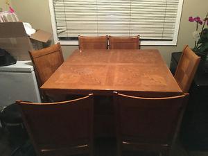 Priced to sell at $ kitchen table.