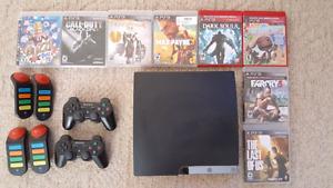 Ps3 consol with 8 games