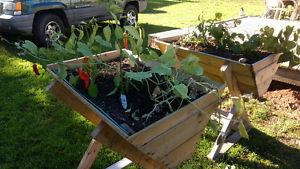 Raised patio garden