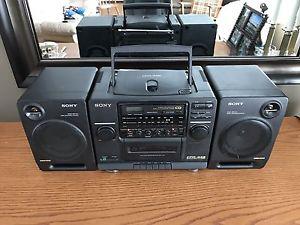 SONY CFD-442 quality Boombox Guettoblaster CD Radio work A1