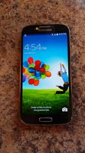 Samsung galaxie S4 locked to Rogers