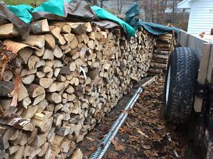 Seasoned maple firewood