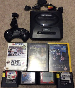 Sega Genesis With Controller and 7 Games!!