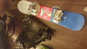 Snowboard and gear