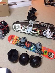 Snowboards, boots and accessories