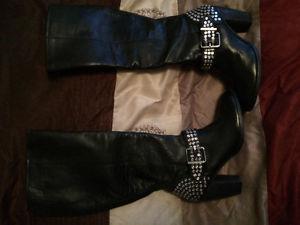 Steve Madden ladies leather boots