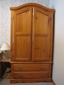 Two Solid Pine Wardrobes -  each but negotiable