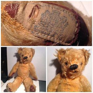Vintage Mohair TEDDY BEAR 12"