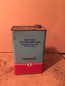Vintage Tumbler brake fluid can