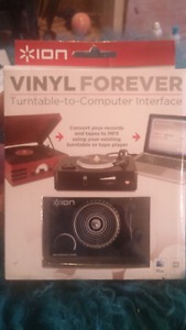Vinyl forever Turntable to computer interface