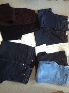 Women's clothing jeans , sweaters, tops.
