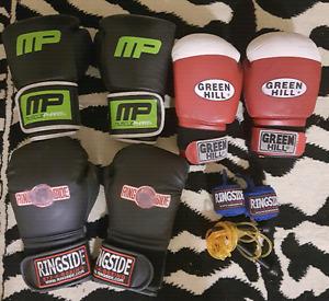 boxing gloves hand wraps