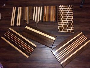cutting boards-- handmade from exotic woods