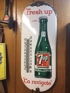 's Soda Pop 7UP Porcelain Thermometer