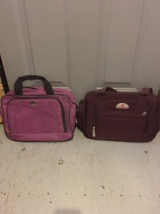two travel tote bags