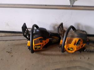 2 Poulan Chain Saws