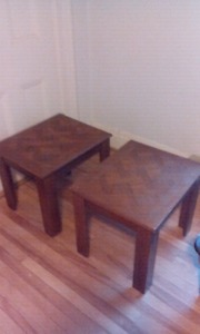 2 end tables