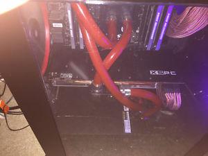 290x 4gb with water block and stock cooler