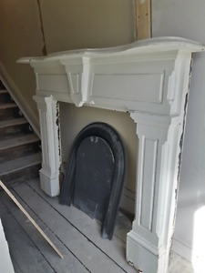 Antique fireplace mantels