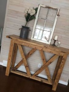 Beautiful rustic console table