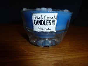 Blue Snowflake candle