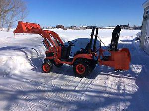 Bx Kubota tractor loader and blowerfor sale