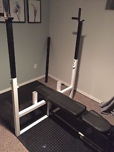 Commercial Weight Bench/Squat Rack