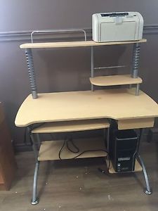 Computer desk/monitor/ Keyboard/printer, fax, scanner