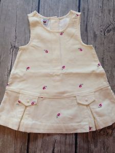 Corduroy Overall Dress - 9-12 months