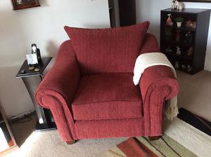 Couch, Chair and 6'5" x 10' Rug