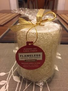 Flameless LED Real Wax Candles