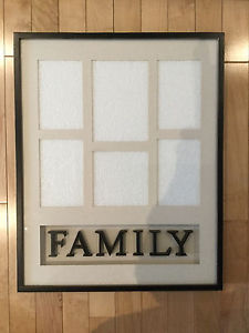 'Friends' and 'Family' Black Wooden Collage Frames