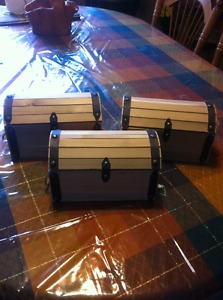 Hand Made wooden chests