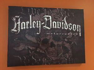 Harley Davidson canvas picture