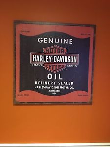 Harley Davidson wooden sign
