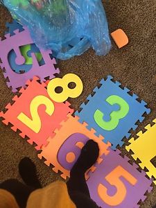 Kids letters and numbers matts