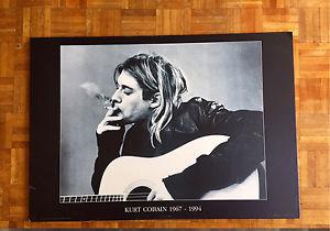 Kurt Cobain wood picture