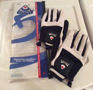 Ladies Tournament Genuine Leather Curling Gloves
