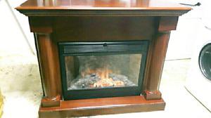 Larger sized electric fireplace 1st $200 takes