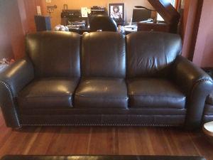 Lazyboy Leather Couch