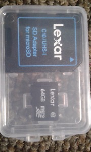 Lexar 64gb micro sd card
