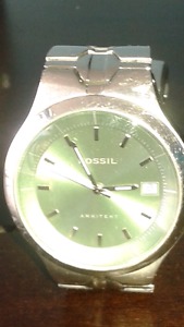 MENS STAINLESS STEEL WATCH FOSSIL