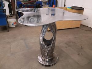 Metal art table